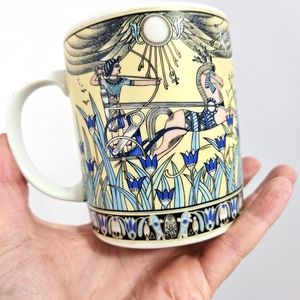FM & CO Egyptian Porcelain Ceramic Coffee Tea Mug